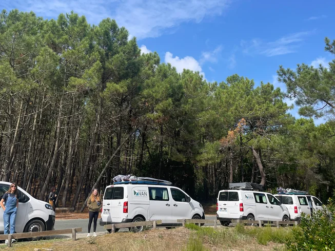 7 Day Surfari Trip In An Electric Camper Van In The South West Of France