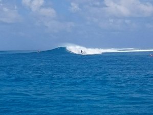 8 jours en stage de surf guidé à Vaavu et aux atolls d’Ari, Malé, Maldives avec soirée barbecue, observation des étoiles et plus encore