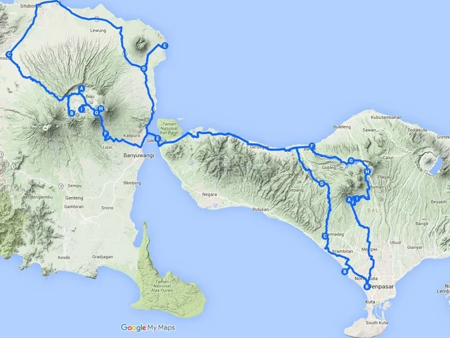 4 Day Blue Fires of Volcano Ijen: Guided Enduro Motorbike Tour in Bali and Java, Indonesia photo 3