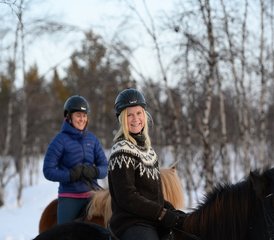 7 Tage Winter Pferdereiturlaub in Kiruna, Schweden - Photo 2