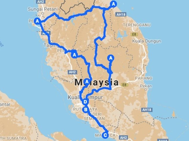 12 Day Northern Circle Guided Motorcycle Tour In Malaysia Bookmotorcycletours Com