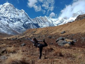 10 Tage Annapurna Base Camp Yoga Trek in Nepal