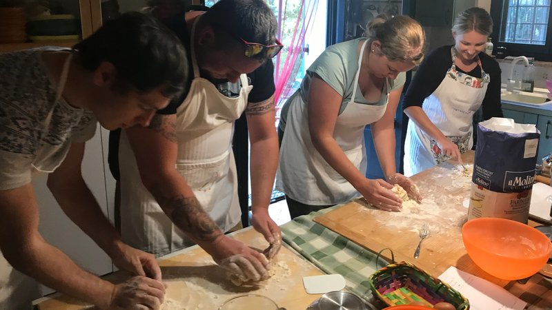 2 Day Cooking Lessons to Prepare Five Courses with a Chef in San Casciano dei Bagni, Siena