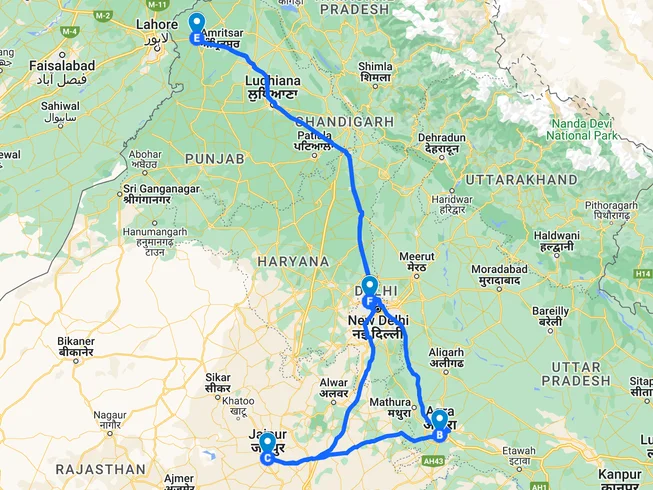 8 Day Delhi-Agra-Jaipur Golden Triangle With Amritsar City Guided Motorcycle Tour in India photo 3