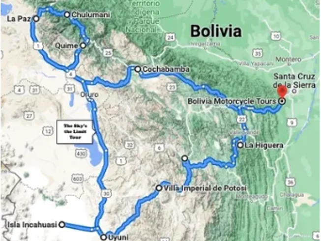 17 Day The Sky's The Limit Plus Guided Motorcycle Adventure Tour in Bolivia photo 3