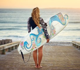 108 jours en camp de surf et immersion linguistique en français à Capbreton, France - Photo 1