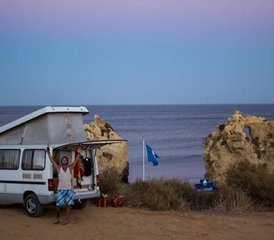 18 Day Surf Intensive Campervan “Sardinha” Adventure Tour in Praia Azul and Santa Cruz, Portugal - Photo 1
