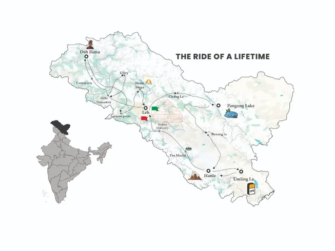 10 Day Guided Motorcycle Expedition Tour in Ladakh, India: Ride to the World’s Highest Passes photo 3