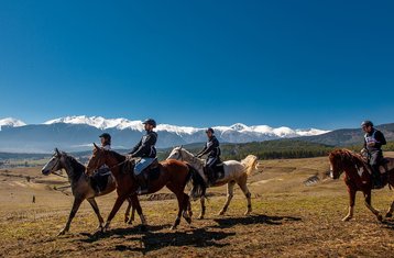 4-Daags Gevorderd Paardrijavontuur in de Bergen naar Makedonia Hut, Bulgarije
