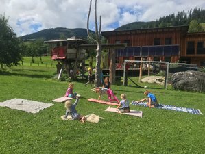 5 Tage Yoga Urlaub für Familien mit Kindern auf dem Bauernhof im Salzburger Land, Österreich
