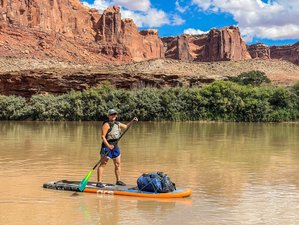 7 Day Float on Stand up Paddle Board on the Green River in Utah, USA