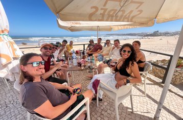 7 jours de surf abordables avec 3 séances d'entraînement dans l'eau avec accompagnement au Portugal