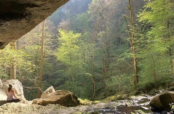 6 jours en stage de yoga régénération Terre & Souffle avec Lea à Macaye, Pays basque, France