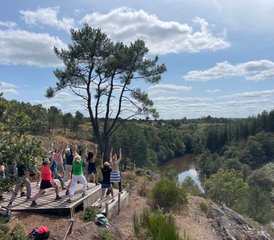 56 jours en stage de yoga et randonnée en forêt de Brocéliande, France - Photo 1