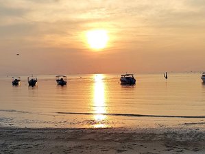 7 Tage Jetzt Wohlfühlen Vipassana Meditation, Yoga und Sonnenuntergänge am Privaten Strand auf Koh Phangan