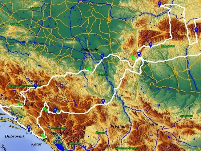 13 Day Guided Motorcycle Tour in Croatia, Bosnia and Herzegovina, Serbia, Romania, Montenegro photo 4