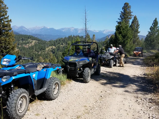 3 Day Private Wilderness Snowmobile or ATV Guided Tour in Darby, Montana photo 2