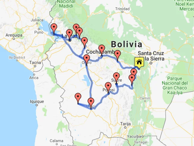 19 Day Highlander 2 Guided Motorcycle Tour in Bolivia photo 3
