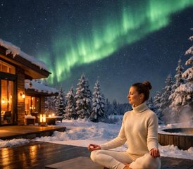 8 jours de yoga et fascia sous les aurores boréales en Laponie suédoise, Suède - Photo 2