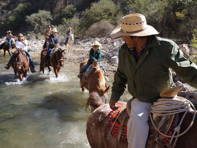 horse riding and camping