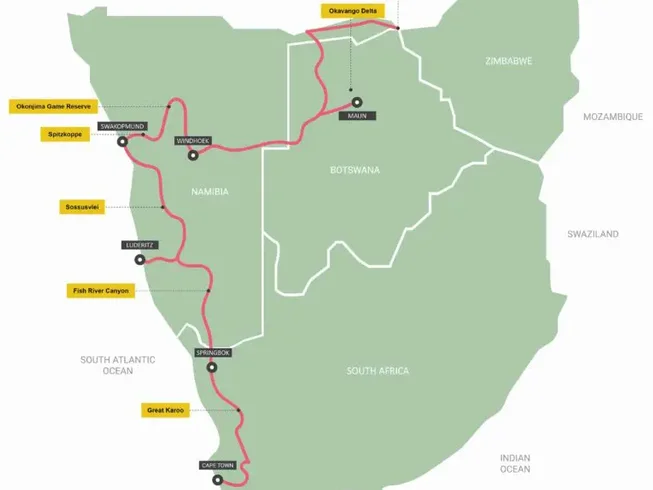 20 Day Feast of Southern Africa: Guided Motorcycle Tour from Cape Town to Victoria Falls photo 3