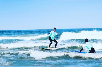 8 jours en stage de surf et découverte avec Atlantic Coast Surf School à Santa Cruz, Portugal