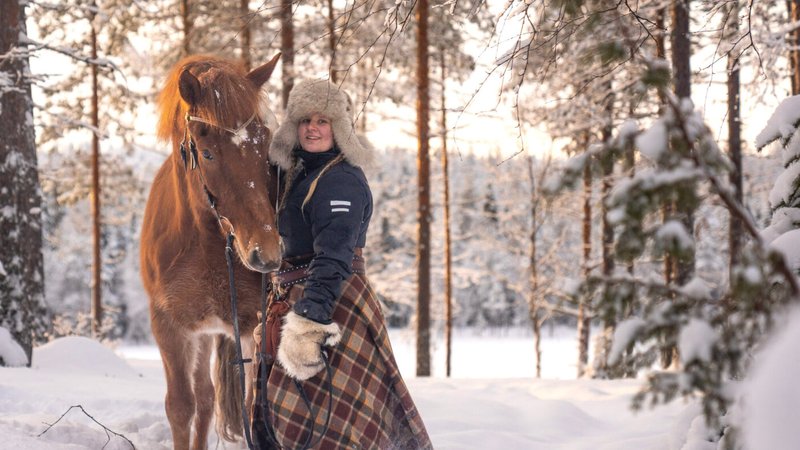 7-Daagse Lapland Zomer Paardrijvakantie in Rovaniemi Finland