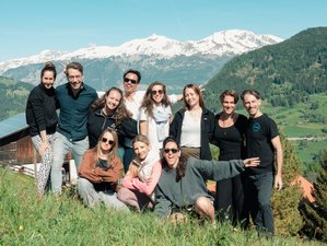 6 Day Hiking the Swiss Alps in Tschiertschen-Praden, Switzerland