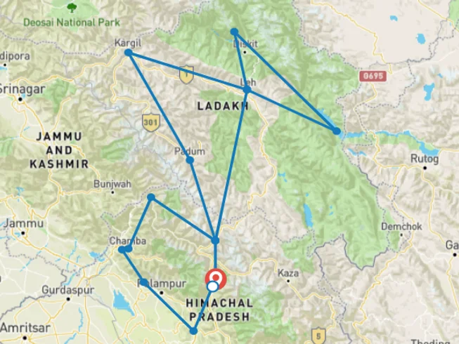 21 Day The Great Himalayan Expedition Guided Motorcycle Tour in India photo 3