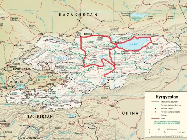 12 Day The Great Tien Shan Mountains Guided Motorcycle Tour in Kyrgyzstan photo 3