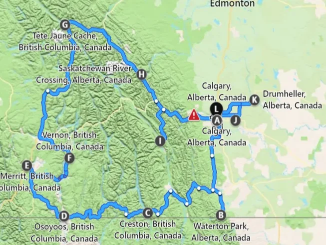 13 Day Self-Guided Canadian Rockies Motorcycle Tour in Western Canada photo 3