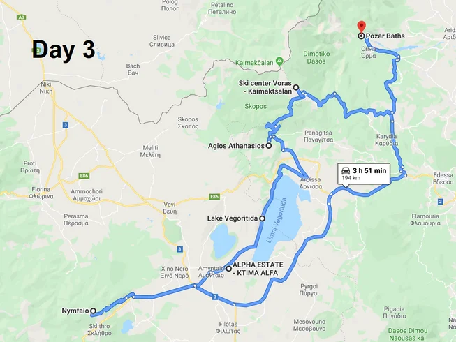 4 Day Self-Guided Pozar Baths - Edessa - Nymfaio Motorcycle Tour in Greece photo 6