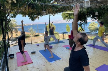 8 Day Yoga Drumming retreat in Lesbos Island, Greece