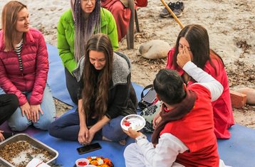 2 días de retiro asequible de yoga y meditación en Rishikesh, India