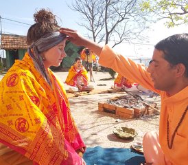 1110 mois de sadhana en formation de yoga tantra à Chandragiri, Kathmandu, Nepal - Photo 1