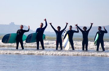 4 días de campamento de surf para todos los niveles en Essaouira, Marruecos