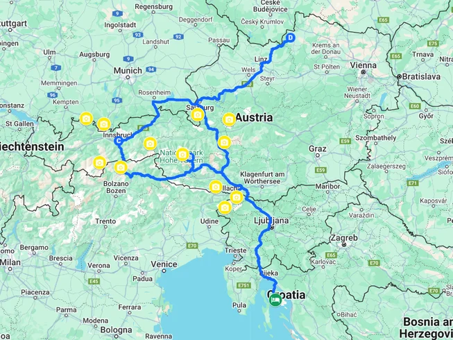 9 Day Guided Motorcycle Tour in Croatia, Austria, and Slovenia photo 3