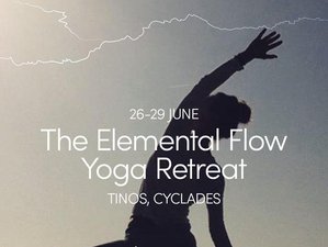 4 Day Elemental Flow Yoga Retreat: Ether - Air - Fire - Earth - Water on Tinos Island, Greece