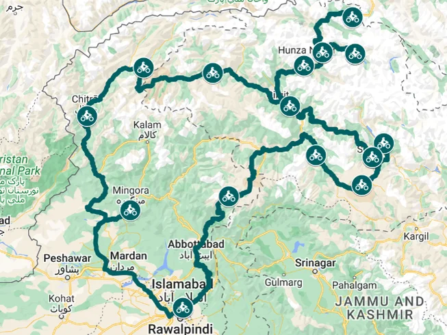 16 Day Guided Motorbike Tour 3 Mighty Ranges in Pakistan photo 3
