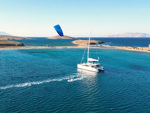 8 Day Catamaran Kite Cruises in the Cyclades Embarking in Paros, Greece