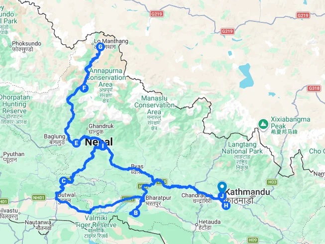 10 Day Nepal Guided Bike Expedition to Lo Manthang photo 3