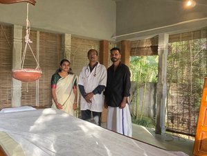 28 jours en retraite de purification et de récupération Panchakarma au Kerala, Inde