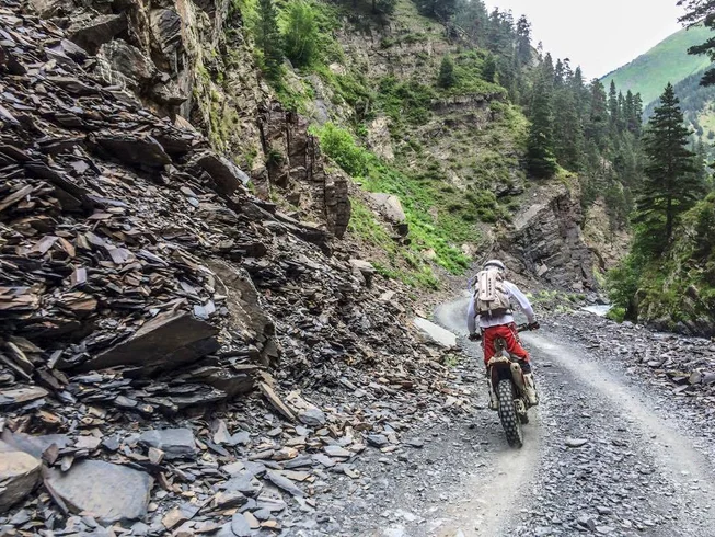 6 Day Guided Enduro Motorcycle Tour through Tusheti Alps and Kakheti Vine Region in Georgia photo 8