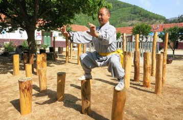 3-Jarige Authentieke Kung Fu Opleiding aan de Tianmeng Mounntais Academy in Linyi, Shandong