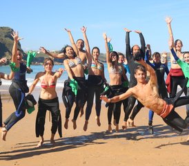 07 jours de surf écologique pour adultes à Suances, Cantabrie, Espagne - Photo 1