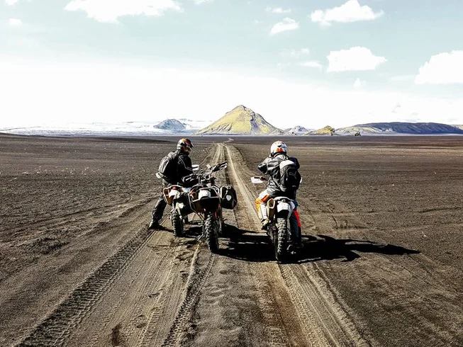 7 Day Adventurous Dual Sport Guided Motorcycle Tour in Iceland