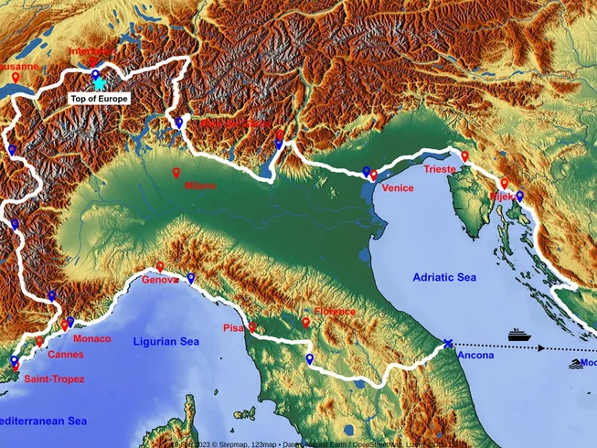 19 Day Split Croatia, Italy, France Guided Motorcycle Tour with Route of the Great Alps photo 3