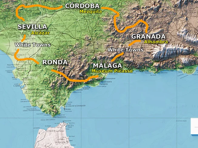 6 Day Guided Motorcycle Tour in South Spain: Discover Seville, Córdoba, Granada and the White Towns photo 4