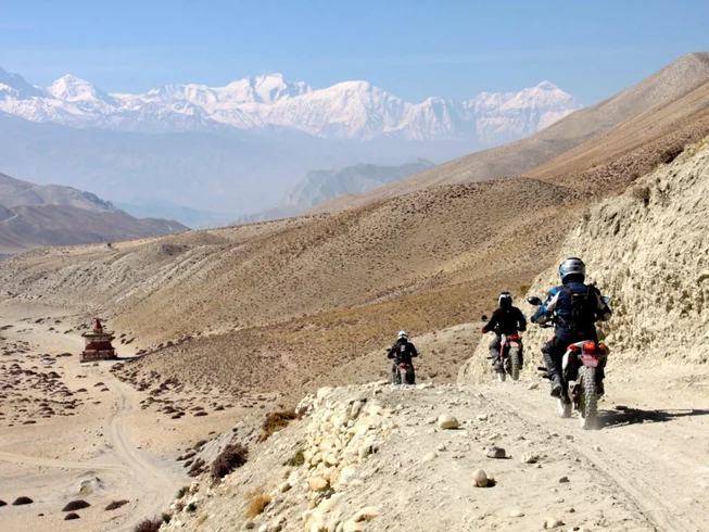 13 Day Guided Motorcycle Tour of the Upper Mustang in Nepal