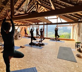 7 jours en stage de yoga en pleine nature "Féminin Sauvage" dans les Vosges, France - Photo 2